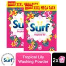 Surf Concentrated Tropical Lily & Ylang-Ylang Laundry Powder 130W, 6.5kg, 2 Pack
