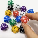 10Pcs Board Games For Adults Kids D20 Sided Dice Math Help Parent Child Toy Juegos De Mesas Para