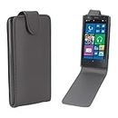 Nokia Cases Vertical Flip Magnetic Snap Leather Case for Nokia Lumia 1020(Black) Nokia Cases (Color : Black)