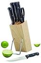 Kitchen Craft-Set di 6 coltelli con Coltello Block-in Legno, in Confezione Regalo