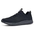 Shoes for Crews Everlight, Shoes for Men with Non Slip Outsole, Breathable Men's Trainers Black