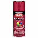 Krylon K05511007 COLORmaxx Spray Paint and Primer for Indoor/Outdoor Use, Gloss Cherry Red 12 Ounce (Pack of 1)