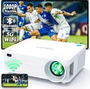 🛡️WISELAZER Projector 4K Native 1080P Movie/TV Video Projector 5G/Wifi/BT🛡️