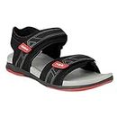 Campus Men's SD-071 BLK/RED Sports Sandals - 6UK/India 3K-SD-071