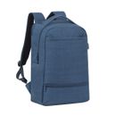 Rivacase Blue Biscayne Series Smart Backpack for 17.3 inch Laptop