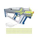 Hasbro Nerf Hyper Mach-100 Fully Motorized Blaster, 80 Nerf Hyper Rounds, Eyewear, Up to 110 FPS Velocity, Easy Reload, Holds Up to 100 Rounds