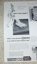 1955 anuncio impreso - cojín de alfombra Ozite - Los indios pueden caminar sobre sus dedos de los pies - anuncio vintage