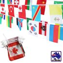 1set 100 Countries String National Flag Bunting Flags Home Garden Bar SFLA11903
