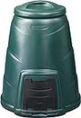 Oipps Invopak 220L Recycled Plastic Garden Composter Bin with Hatch & Windproof Lid Ready To Use - Green