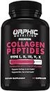 ORPHIC NUTRITION Premium Collagen Peptides Capsules 1800mg - Types I, II, III, V, X - Supports Digestive Health* - Helps Maintain Strong Joints, Tendons, Ligaments and Muscles* - 90 Caps