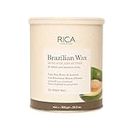 Rica Brazilian Wax with Avocado Butter Women Bikini and Sensitive Area Waxing for Upper Lips, Underarms & Eyebrows (800 gm)