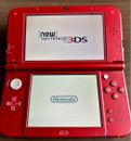 New Nintendo 3DS XL LL Metallic Red Console Stylus Working Tested Japanese ver