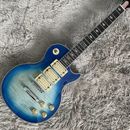Custom LP Electric Guitar Blue Ace Frehley Flamed Maple Top H-H-H Pickups
