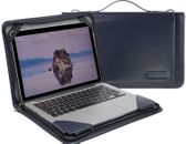 Broonel Blue Leather Laptop Case For HP Laptop 15s-fq2010sf 15.6" Laptop