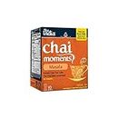 Tea India Chai Moments Masala Chai Tea Instant Latte Mix Flavorful Blend Of Premium Black Tea & Natural Ingredients Traditional Indian Caffeinated Tea Individually wrapped 10 Sachets