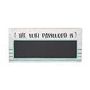 Simply Said, INC WiFi Chalk Board Sign - The WiFi Password Is (Blank) - 12 x 5.5 inch Erasable Wifi Chalkboard Sign - WiFi Sign for Guests - CHT1010