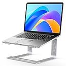 Laptop Stand for Desk, Metal Laptop Riser Holder, Removable Notebook Stand Ventilated Cooling Computer Stand Compatible with 10-15.6” Laptops
