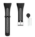 Weinisite for Polar M400/Polar M430 Watch Band,Replacement Soft Silicone Band for M400/Polar M430 Sport Watch, LBH021-M, Black