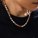 Coconut Shell Beaded Necklace for Men Hip-hop Retro Design Men's Accessories