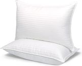 Eurotex 100% Cotton Bed Pillows Set of 2 & Set of 4 - 220 TC Cotton