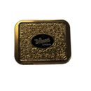 Vintage Gold Whitman's Asst. Chocolates Sampler Box Metal Tin Empty Lil Rust
