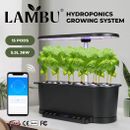 Hydroponics Growing System Indoor Seed Germination Garden Starter Kit 15 Pots