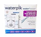 Waterpik Waterflosser Ultra Plus Water Flosser & Cordless Pearl Water Flosser - 5 Accessory tips, USB Charging Cable & Travel Case, 1 Pack, White