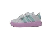 adidas Unisex-Baby Grand Court 2.0, Pink/White, 7.5 Infant