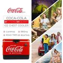 Coca-Cola Ice Chest Cooler w/ Bottle Opener, 51L (54 qt), 85 Cans in Black/Red | 18.4 H x 17.4 W x 23.2 D in | Wayfair CCIC-54