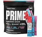 Prime Hydration+ Sticks Electrolyte Drink Mix, Variety Pack, 30 pack