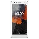 Nokia 3.1 - Android 9.0 Pie - 16 GB - Dual SIM Unlocked Smartphone (AT&T/T-Mobile/MetroPCS/Cricket/Mint) - 5.2" Screen - White - U.S. Warranty