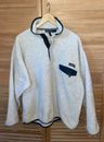 Vintage Patagonia Oatmeal Synchilla Snap-T Pullover Fleece Jacket Size Large