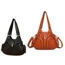 Retro Women Handbags Multifunctional Satchel for Travel Shopping Soft