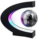 MOKOQI Magnetic Levitating Globe with LED Light, Cool Tech Gift for Men Father Boys and Girls , Birthday Gifts for Kids, Floating Globes World Desk Gadget Decor in Office Home/Display Frame Stand