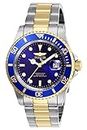 Invicta Men's Pro Diver 40mm Stainless Steel Quartz Watch, Two Tone/Blue (Model: 26972)