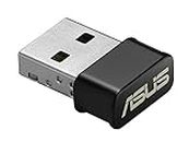 ASUS USB-AC53 Nano - Clé Wi-Fi- Adaptateur Wi-Fi - Dongle Wi-Fi AC 1200 compatible avec Windows 10/8.1/8/7/XP/Vista, Mac OS X 10.9-10.13, Linux. , Noir