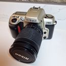 Nikon F60 35 mm fotocamera reflex pellicola + Nikkor 28-80 mm ottime condizioni 