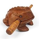 Mini Wooden Croaking Frog Güiro - Fair Trade Percussion Instrument - Fun for all Ages.