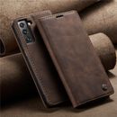 For Samsung Galaxy S24 S23 S22 S21 Ultra Magnetic Leather Flip Wallet Case Cover