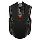 Wireless Mouse Kanzd 2.4Ghz Mini Wireless Optical Gaming Mouse Mice& USB Receiver for PC Laptop (Black)