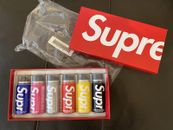 Supreme x Montana Sprühdosen Mini Dose mehrfarbig Set exklusiv brandneu in Verpackung