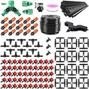 IRmm Irrigation System Kit, 165FT/50M Drip Irrigation System, DIY Automatic Watering System, Auto Drip Irrigation Kits for Garden, Greenhouse, Lawn, Plants