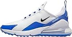 Nike Air Max 270 G CK6483-106 White-Black-Racer Blue Men's Golf Shoes 13 US