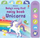 Baby's Very First Noisy Book Unicorns Fiona Watt Buch Papp-Bilderbuch Englisch