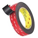 3M Double Sided Heavy-Duty Mounting Tape, Two Way VHB Foam Tape, 16FT Length, 0.94 Inch Width for Car LED Strip Lights Home Decor, Office Decor