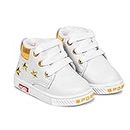 KATS Rambo Fashionable Shoes with Muscial Kids Shoes Baby Boys and Girls, Comfortable & Lightweight for Casual Color: White Size: 1.5C