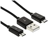 Steelplay - Câble de charge USB pour manette PS4, câble de charge USB rapide de type C compatible avec les manettes Sony PS4 - Noir