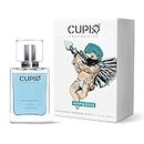 𝗨𝗽𝗱𝗮𝘁𝗲𝗱 Cupid Fragrances for Men, Cupid's Hypnosis Pheromone Cologne Perfume, Long Lasting Romantic Cupid Charm Toilette for Men - Fresh Fruity Eau De Scent - Ideal for Day Wear, 1.7 Floz (Sky Blue)