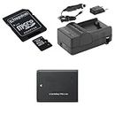 Samsung WB35F Digital Camera Accessory Kit Includes: SDBP70A Battery, SDM-1516 Charger, U09371 Memory Card