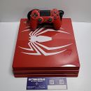 PlayStation 4 PS4 Pro Spider-Man 1TB Limited Ed. Console W/ Controller & Cables